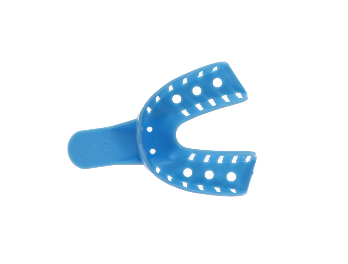 House Brand Dentistry 108102 Perforated Impression Trays #2 Large Lower 12/Pk House Brand Dentistry 108102 Perforated Impression Trays #2 Large Lower 12/Pk